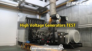 MECCA POWER High Voltage Diesel Generator Test [upl. by Gabrielli]