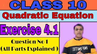 Class 10  Maths  Chapter 4  Exercise 41  Question No 1  All parts Explained by Gopal Madhok [upl. by Minna]