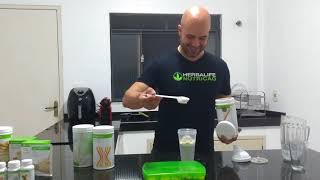 Modo de preparo  SHAKE HERBALIFE FUNCIONA [upl. by Suqram]