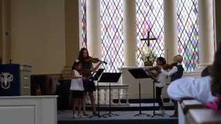 Telemann Concerto for 4 violins PART 1 [upl. by Nebur]