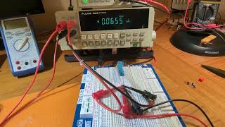 Fluke 8842A multimeter 4wire resistance measurement of milliohms [upl. by Anibla732]