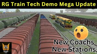 Rg train tech demo new mega update आ गया है 🥳 trainzimulator newupdate [upl. by Melnick986]