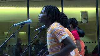 Shangaan Electro performing at Library of Birmingham [upl. by Romalda]