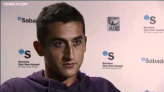 Nicolas Almagro Barcelona Thursday Spanish Interview [upl. by Heyes]