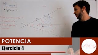 Potencia Ejercicio 42 rectas y punto [upl. by Rednijar]