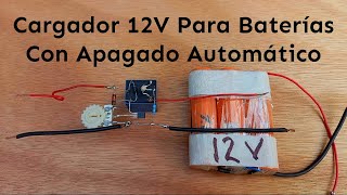 Cargador Para Baterías 12V Con Apagado Automático 18650 [upl. by Aicilat]