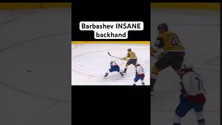 Ivan Barbashev backhand snipe in home opener nhl vegas goldenknights hockey goal sports [upl. by Hplodnar]