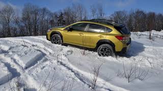 2021 Subaru Crosstrek  Diagonal hill test [upl. by Atteynek]