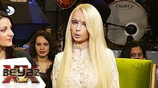 Gerçek Barbie Bebek Valeria Lukyanova  Beyaz Show [upl. by Vladimar568]