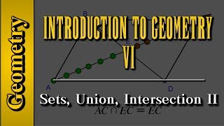 Geometry Introduction to Geometry Level 6 of 7  Sets Union Intersection II [upl. by Rayna]