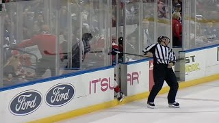 NHL quotDont Touch The Refereequot Moments [upl. by Wymore]