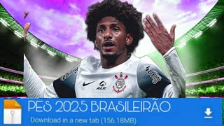 PES 2025 PPSSPP BRASILEIRÃO [upl. by Jeroma]