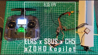 Using ELRS with SBUS on ZOHD Kopilot Lite  no CH5 Issue  835 FPV [upl. by Nive]