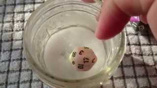 How to check the balance of your D20 with the dice float test  Original [upl. by Monteith249]