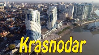 Krasnodar Russia 4K City  People Sights [upl. by Lindsay]