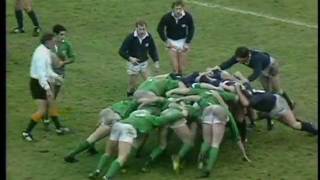 Scotland vs Ireland Rugby 1985 [upl. by Herrle130]