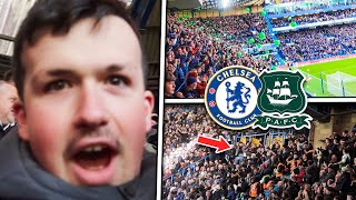 6000 PLYMOUTH FANS ERUPT IN LIMBS at STAMFORD BRIDGE  CHELSEA 21 PLYMOUTH ARGYLE [upl. by Ordisi]