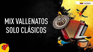 Mix Vallenatos Sólo Clásicos Video Letras  Sentir Vallenato [upl. by Salita678]