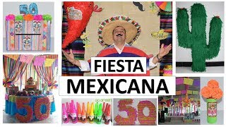 11 Manualidades Fáciles para Decorar una FIESTA MEXICANA con reciclaje [upl. by Schuman634]