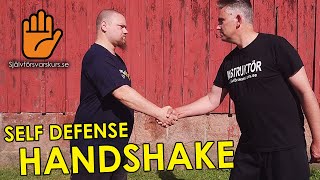 Handshake Self defense  Escape from an unwanted strong Handshake [upl. by Minna]