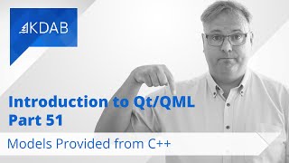 Introduction to QtQML Part 51  Models Provided from C [upl. by Neile]