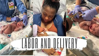 LABOR AND DELIVERY VLOG  INDUCED AT 39 WEEKS  FIRST TIME MOM [upl. by Witty583]