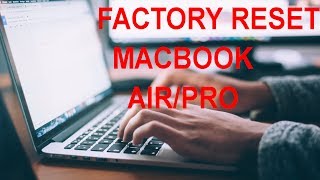 Factory Reset MacBook Air Pro Restore MacBook To Factory Settings [upl. by Virgilio]