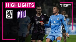 TSV 1860 München  VfL Osnabrück  Highlights 3 Liga  MAGENTA SPORT [upl. by Schach]