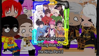 Ninjago Dragons Rising React to the Ninja 《Part1》 [upl. by Nnylacissej]