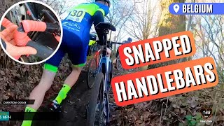 HOW NOT TO RACE A CYCLOCROSS RACE  Belgium CX Beernem [upl. by Gilbertine]