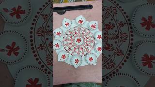 DIY Diya ampThali decoration Diwali decoration Matir prodip design diyadecoration diwali yt [upl. by Mazel572]