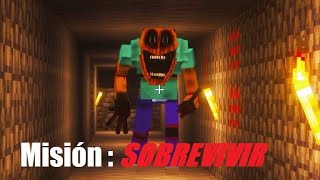 SOBREVIVIENDO al MUNDO MAS TERRORÍFICO de MINECRAFT  Dia 1 live [upl. by Alaekim29]