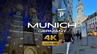 Munich Germany Walking Tour 4K HD 🇩🇪 Englischer Garten 5 church visits Marienplatz Part 1 [upl. by Krakow]