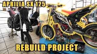 APRILIA SX125 REBUILD PROJECT Episode 1TEARDOWN [upl. by Bacon]