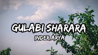 Inder Arya Gulabi sharara lyrics Lyricalguy14 [upl. by Hobbs]