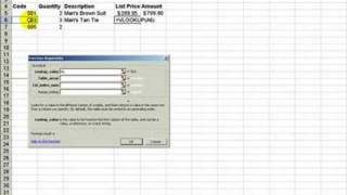 Use Excels VLOOKUP Function to Build an Invoice [upl. by Adanar295]