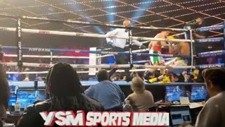 Savage Jose Zepeda Destroys Josue Vargas in Round 1 [upl. by Leahcim]