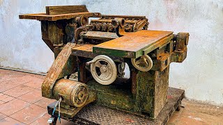 Top Skills of The Mechanic To Full Restoration The Hitachi 3Phase A1500 3 In 1 Woodworking [upl. by Aliek109]