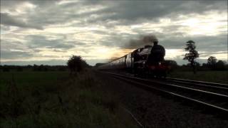 45699 Galatea Hauling Welsh Borders Steam Special [upl. by Anilat]