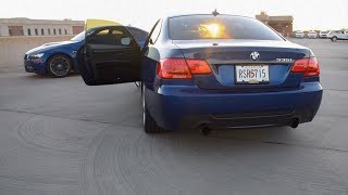 Bmw 335i muffler delete exhaust sound N55 [upl. by Carlock]