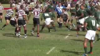 De Kuilen v Oudtshoorn 1st XV rugby 2014 [upl. by Ennahtebazile]