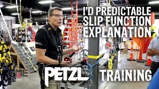 Petzl Training  ID Predictable Slip Function [upl. by Evangeline619]