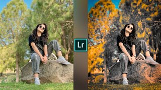 Lightroom Orange And Cyan Colour Background Photo editing Lr Photo editing Download Preset 😱 [upl. by Clayson]