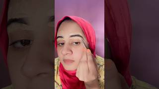 How to draw Unplucked Eye Brows  Eye Brow Tutorial  Make up hacks [upl. by Haskel721]