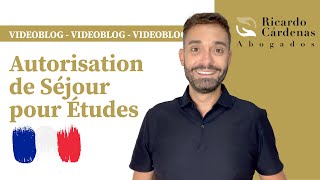 🇫🇷 Autorisation de Séjour pour Études en Espagne [upl. by Adnik]