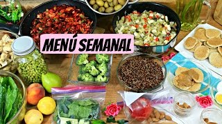 Organiza tu menú semanal  Recetas incluídas [upl. by Lagasse264]