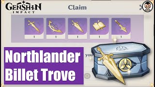 Northlander Billet Trove  Usage Guide  Genshin Impact [upl. by Dlanigger853]