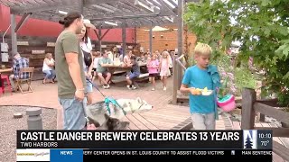 Castle Danger Brewery holds 13year anniversary [upl. by Alliuqal56]