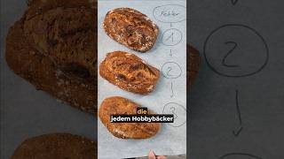 Die 3 häufigsten Fehler beim Brotbacken shorts einfachbacken marcelpaa [upl. by Kammerer]