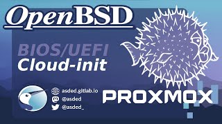 OpenBSD dans Proxmox BIOSUEFI amp Cloudinit [upl. by Assillem]